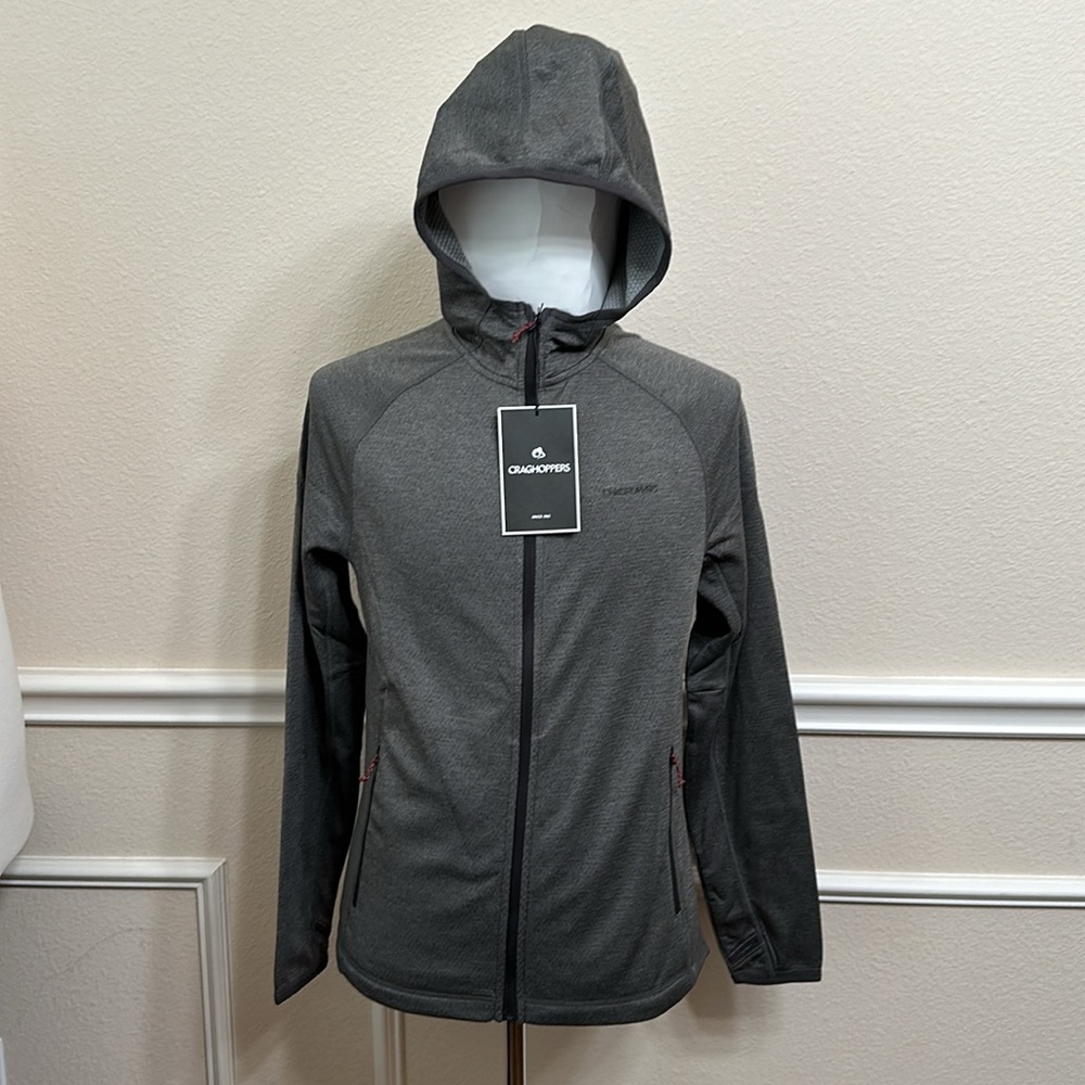 Craghoppers WINTER TRAIL HOODED JACKET Black Pepper
